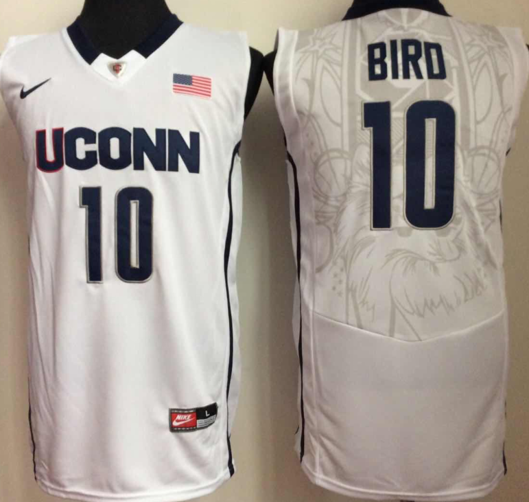 NCAA Men Uconn Huskies 10 White